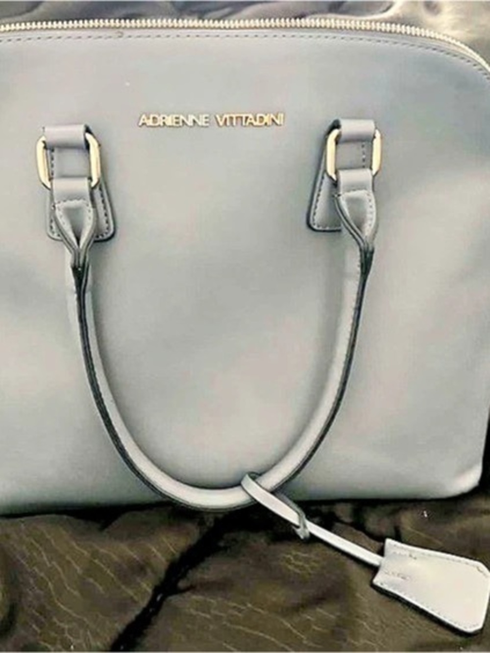 Adrienne Vittadini Dome Satchel blue